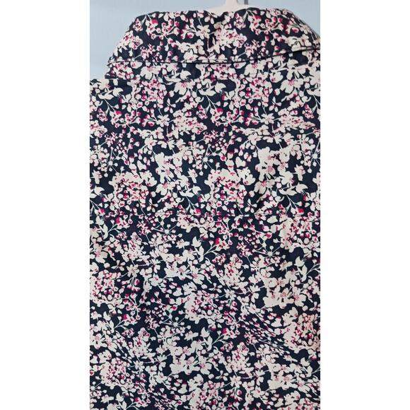 Marc Anthony Floral Button Down Long Sleeve Luxury Slim Fit Shirt Small - Picture 8 of 10